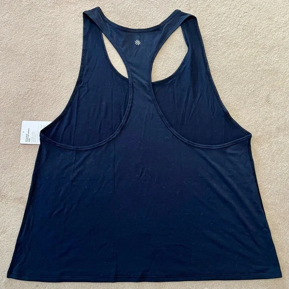 NWT - Athleta - With Ease Sport Racerback Tank - Women's - Size L - Black Color - Picture 11 of 12